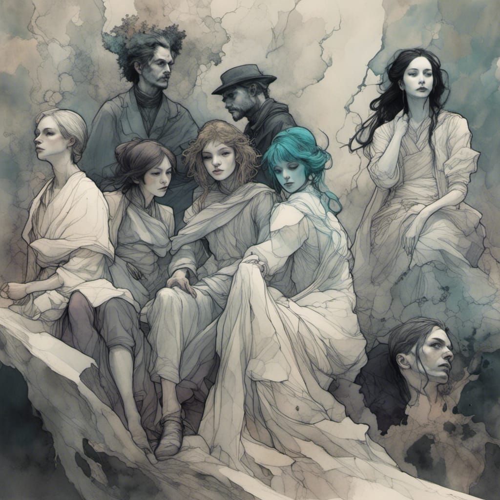 Vibrant Girlfriends' Night: A Mixed Media Art Party