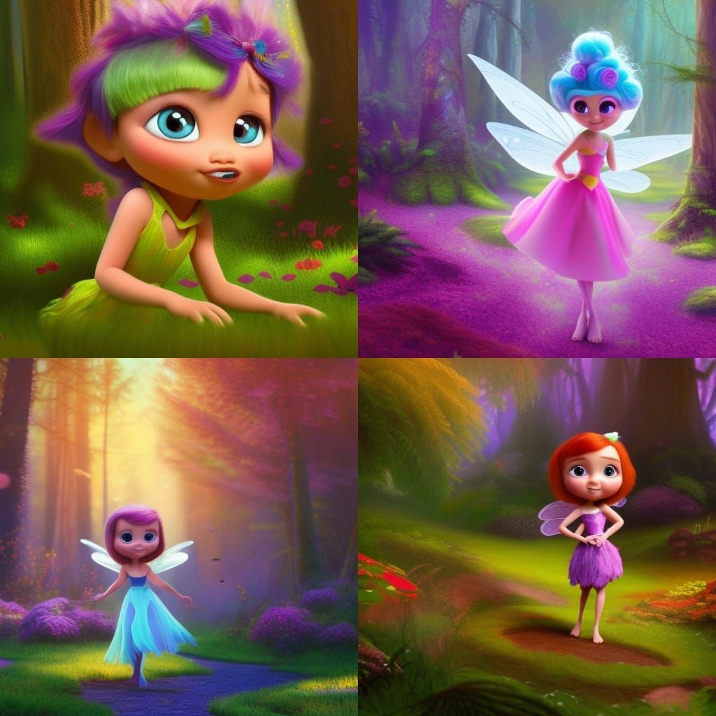 Fairy pixar disney character