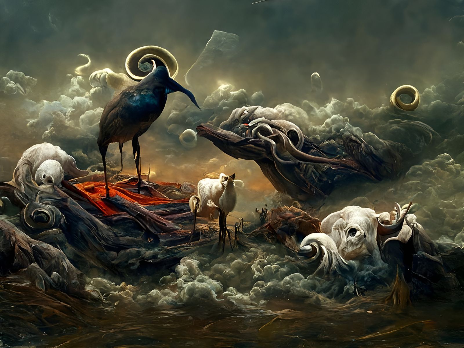 Symbolic Surrealism: A Strange and Beautiful Painting