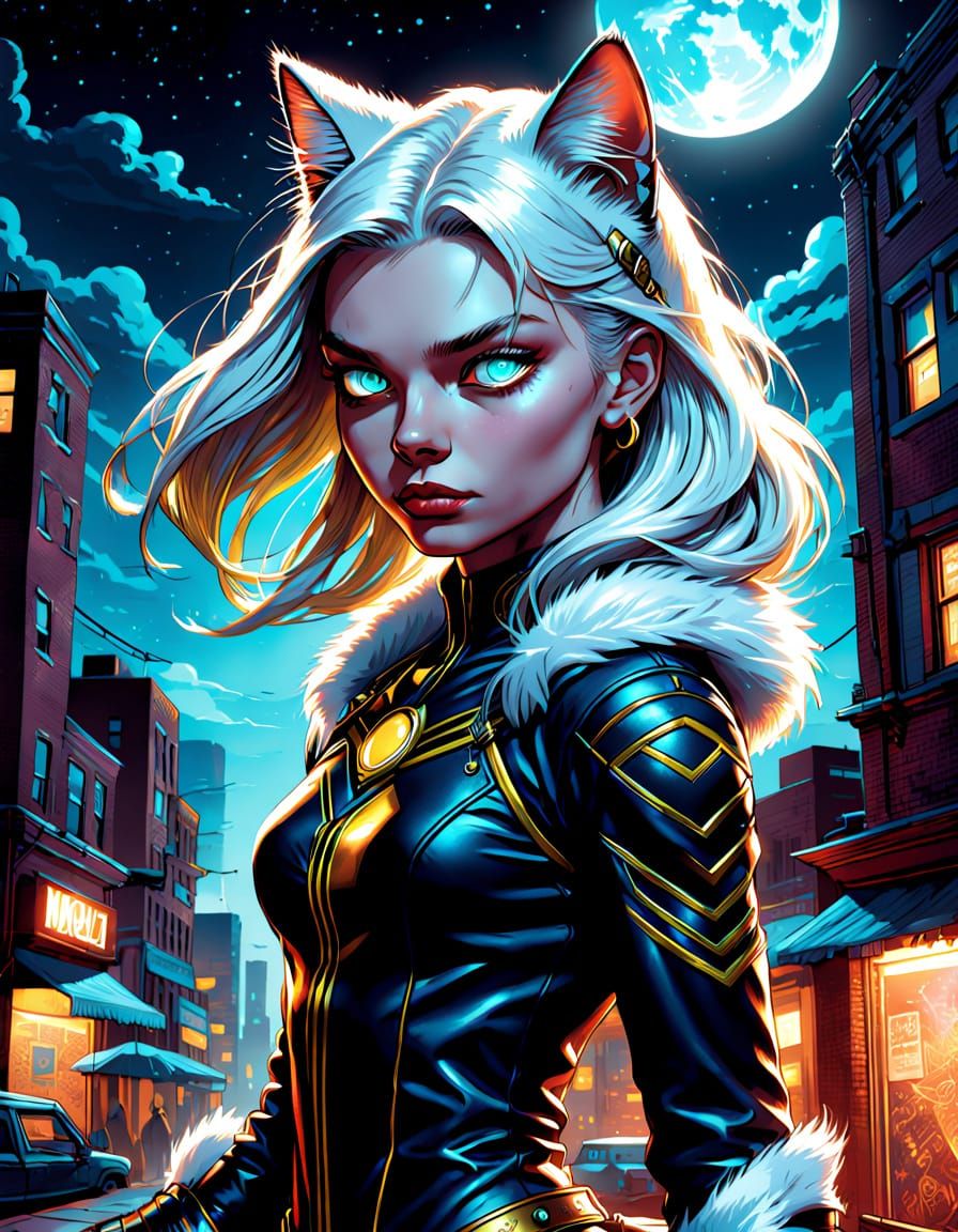 Hunter Schafer as Felicia Hardy in Marvel's Golden Age Aesth...
