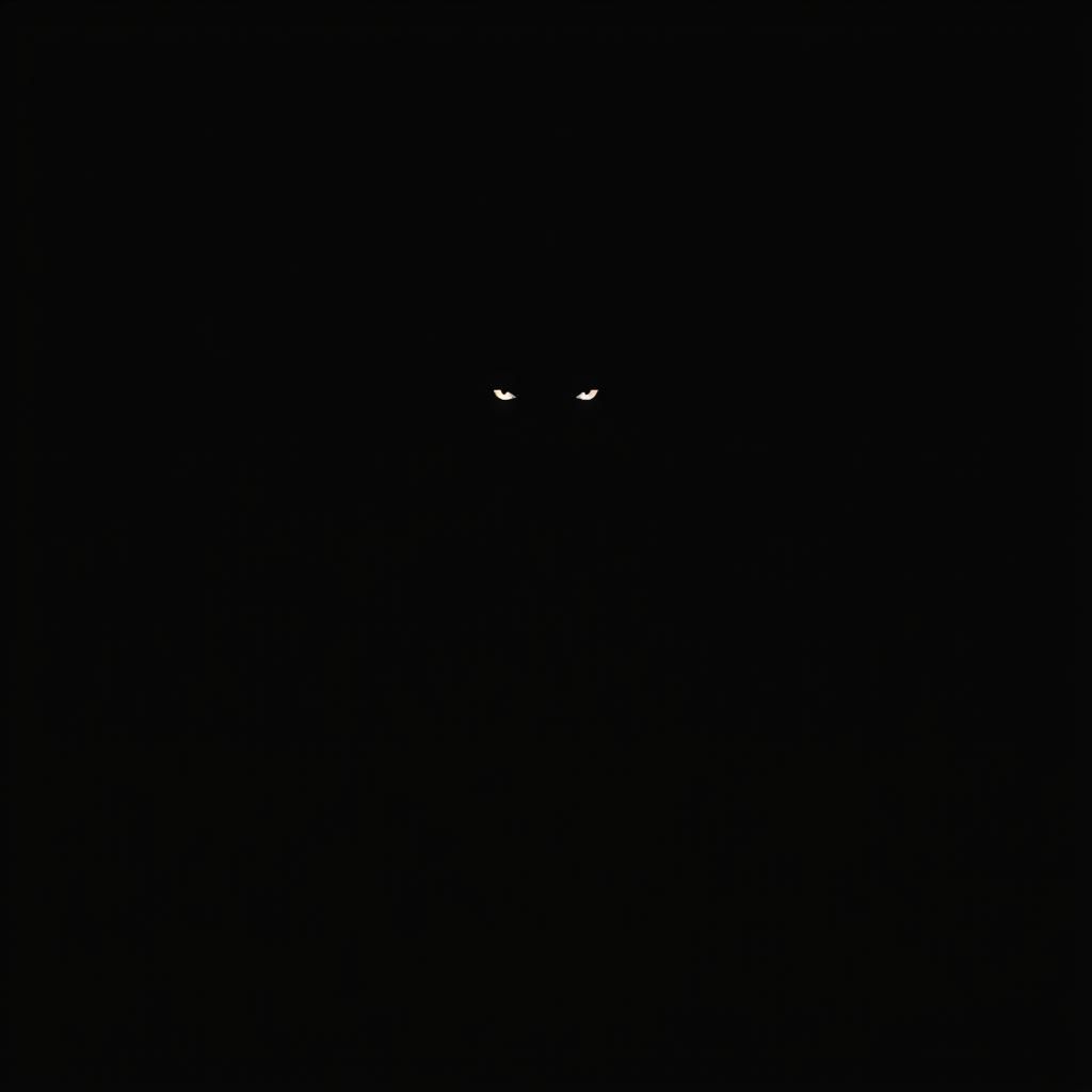 Terrifying Unseen Entity: Lovecraftian Shadow Silhouette