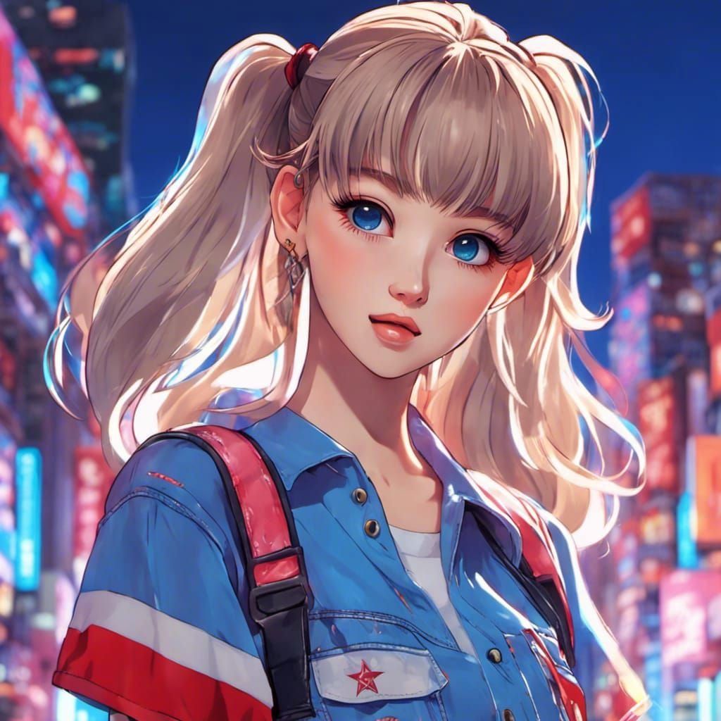 Colorful Abstract Hair Strands in Motion