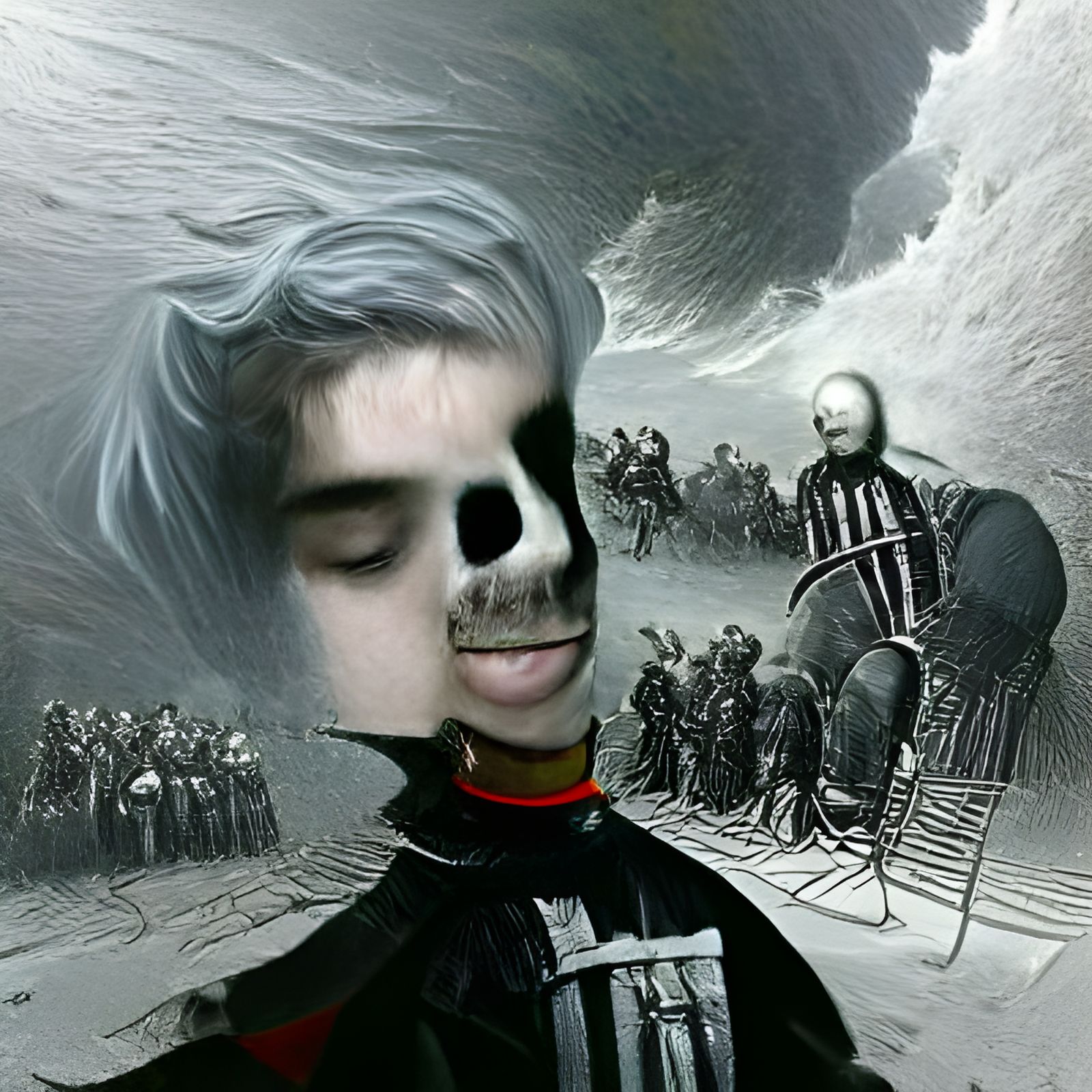 Macabre Parade of Death in Doré Style