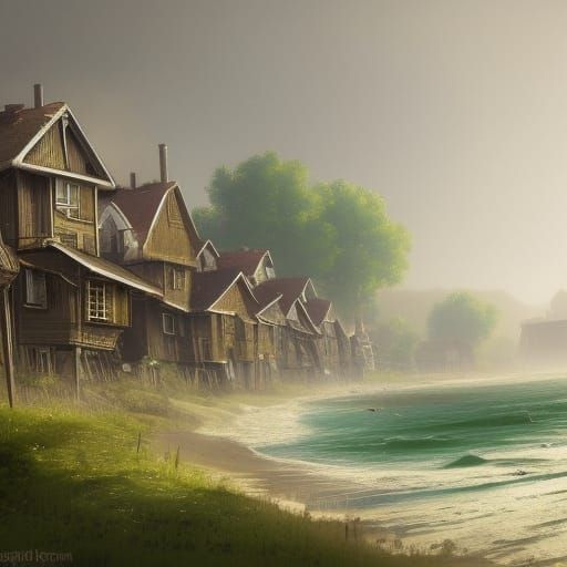 Mystical Beach Houses in Romantic Style