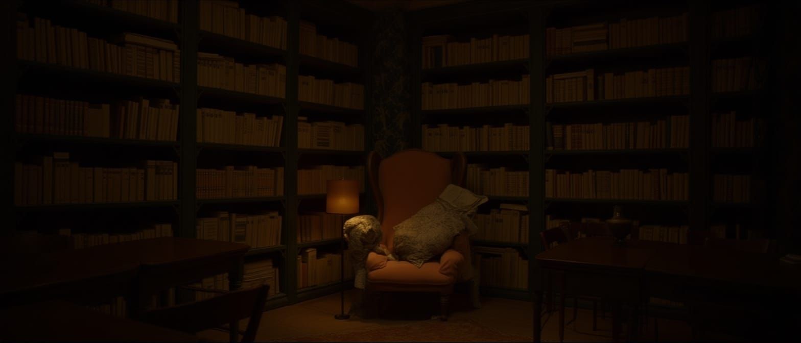 Vintage Classroom Reading Nook in Neoism Style