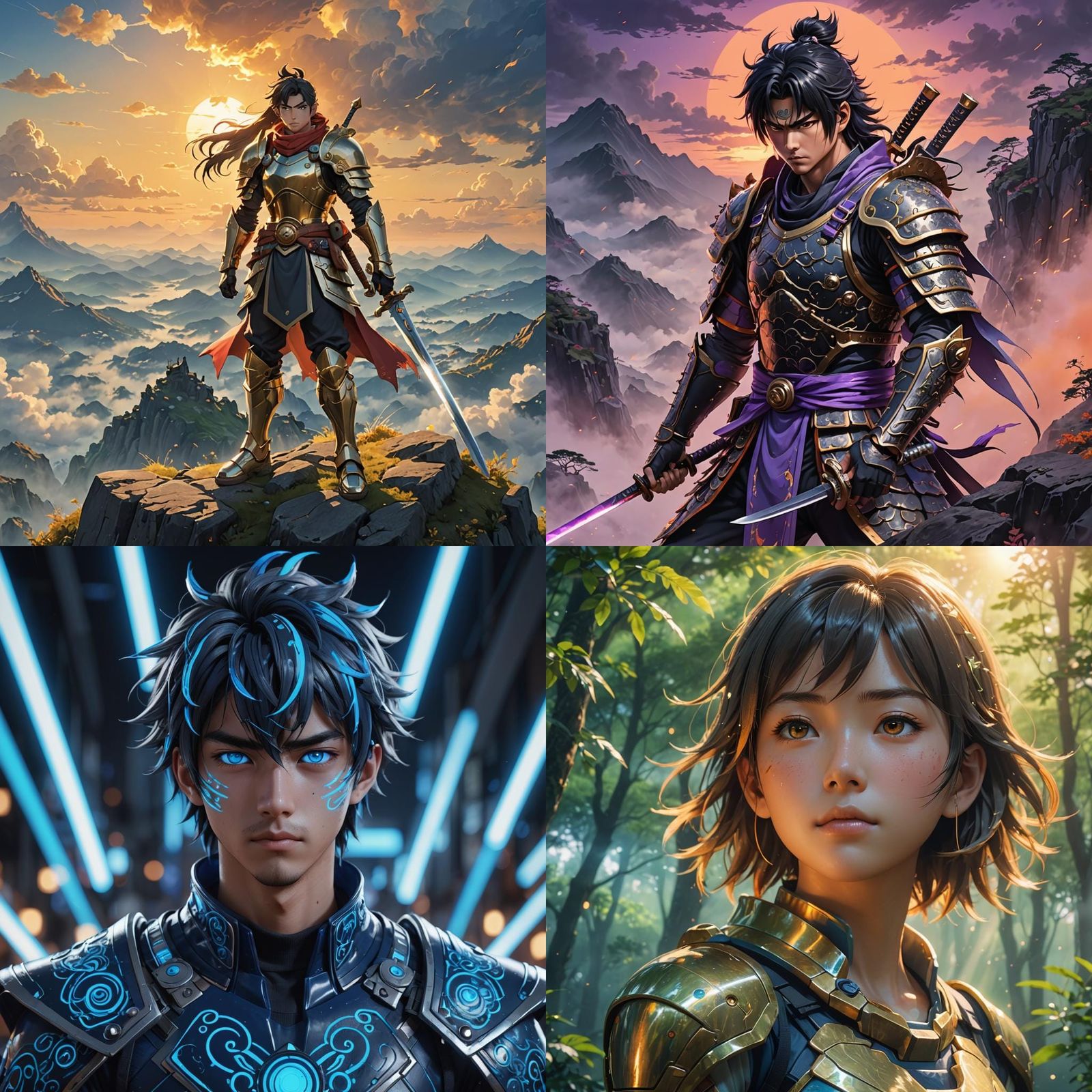 Detailed 3D Anime Art Inspired by WLOP