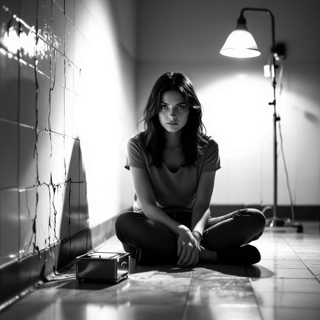 Psychological Thriller Book Cover: Loneliness and Guilt