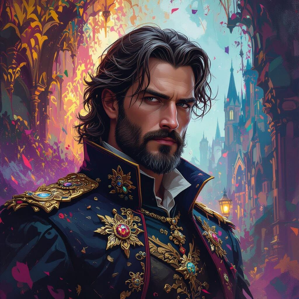 Detailed Matte Painting of August Michael Melbourne