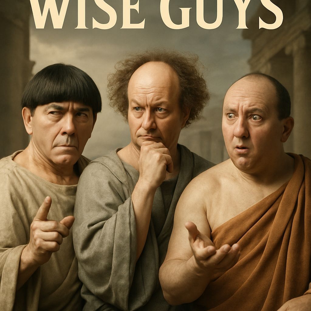 The Three Stooges as Greek Philosophers