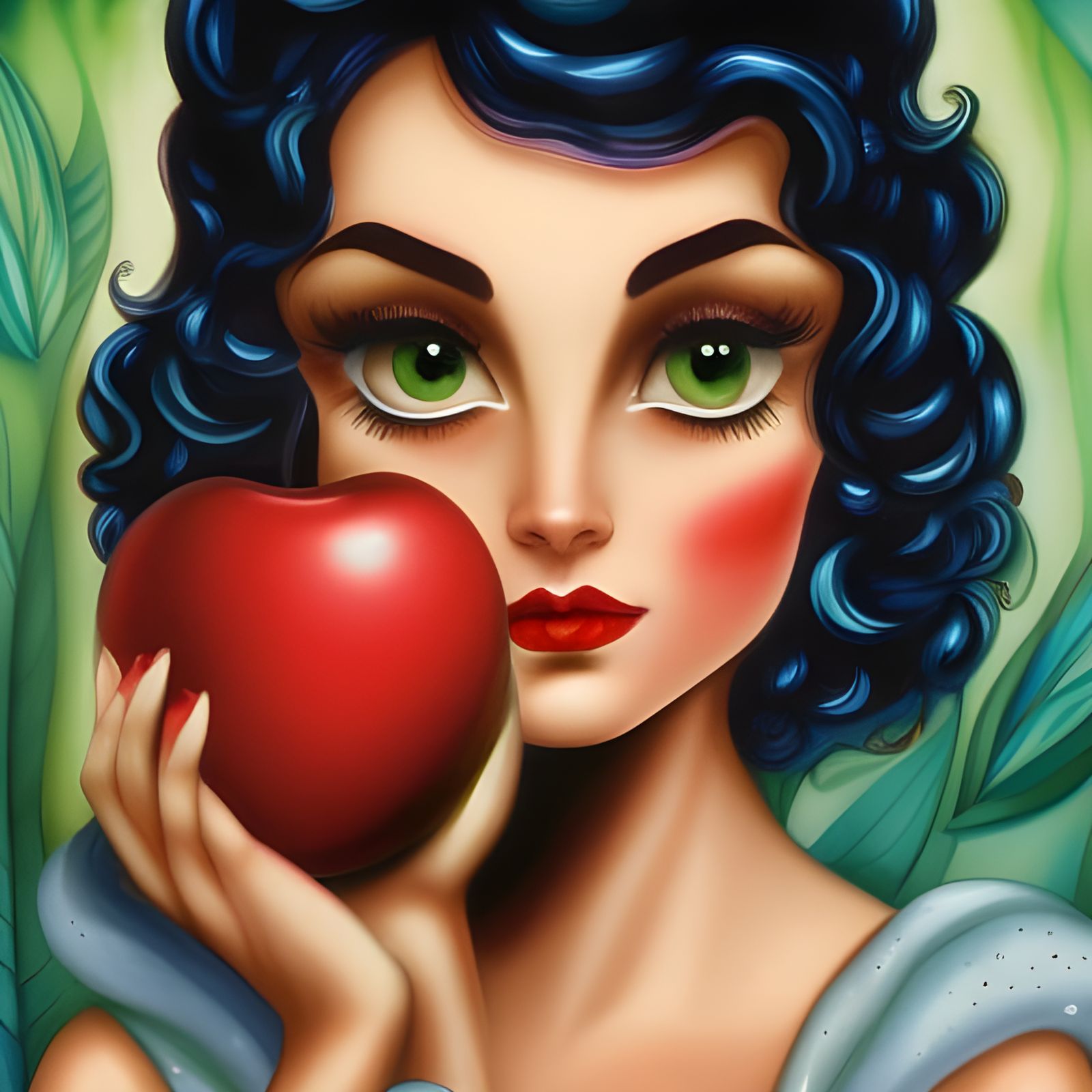 Snow White's Glowing Apple: Macabre Fairy Tale
