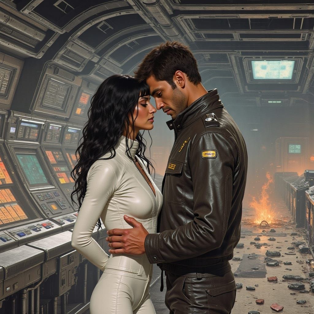 Star-Crossed Lovers in a Futuristic Inferno