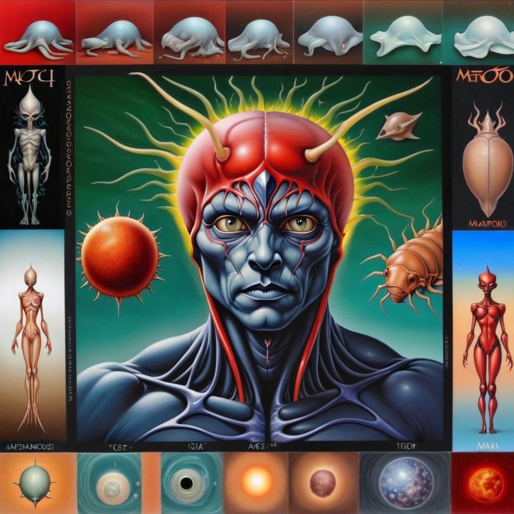 Abstract Metamorphosis Generated by AI