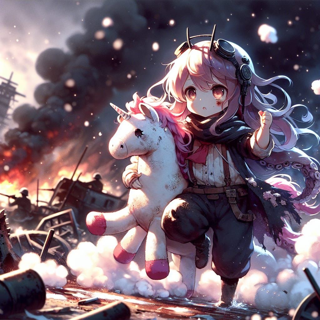 Anime Octopus: Dark Fantasy War Masterpiece