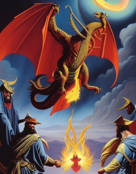 Dragon and Demon Battle: Deity of Death