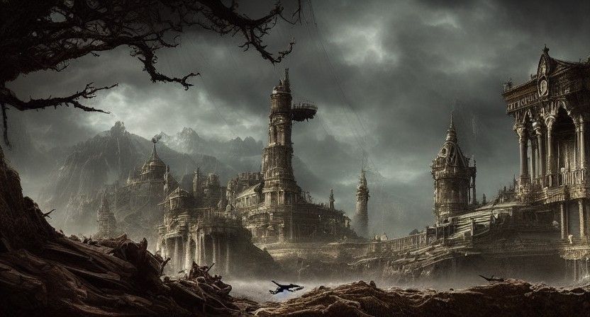 Epic Cinematic Digital Matte Painting