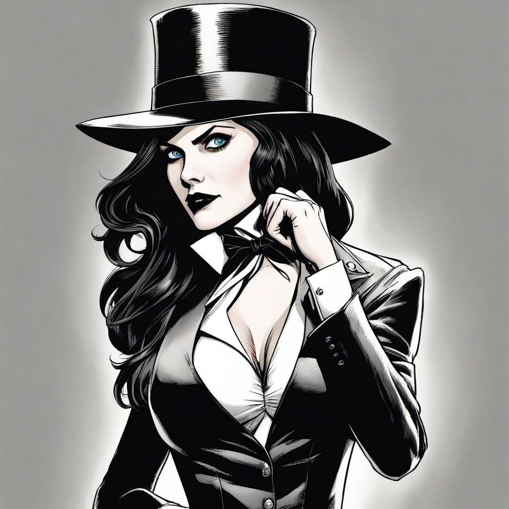Alexandra Daddario as Zatanna Zatara Full Body