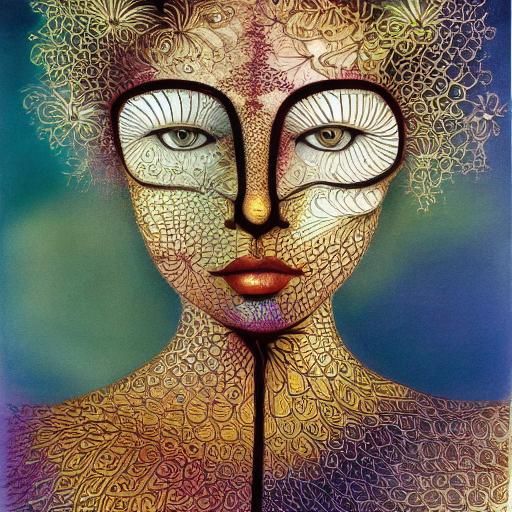 Surreal Beauty: Vogue Woman in a Dali-esque Style