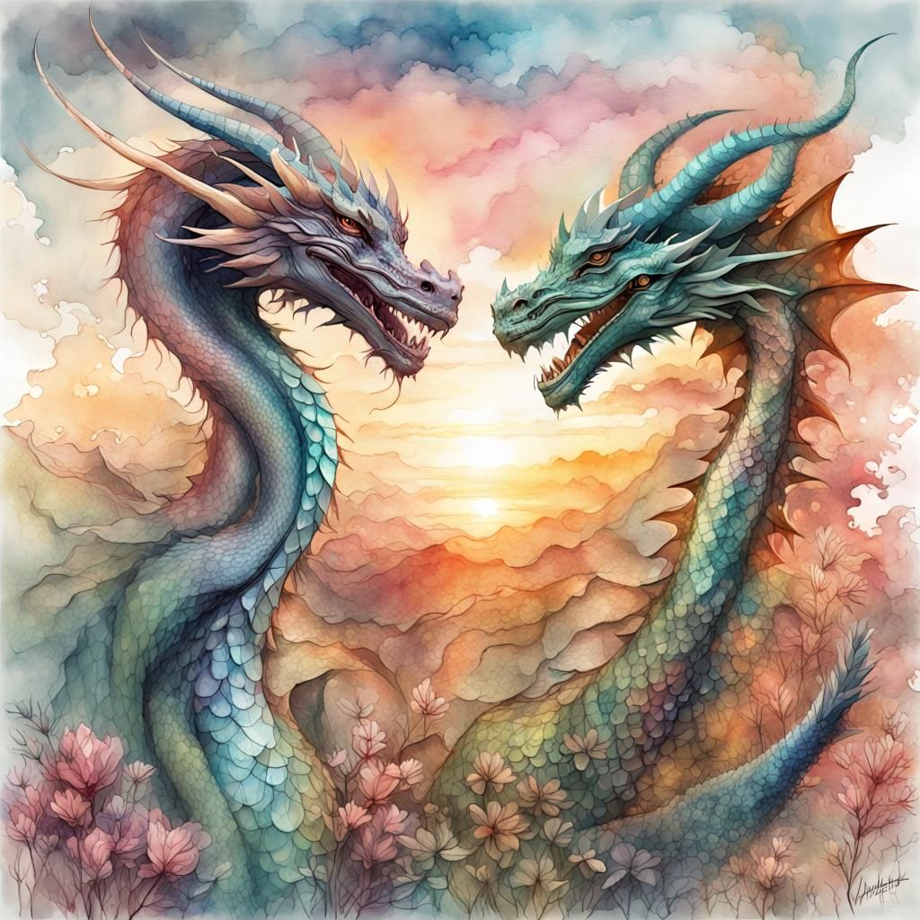 two dragons