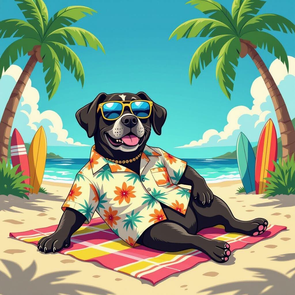 Triumph the Insult Comic Dog Beach Vacation