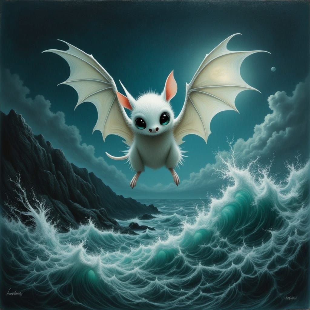 Stormy Times for little white Bats!  ⚡️