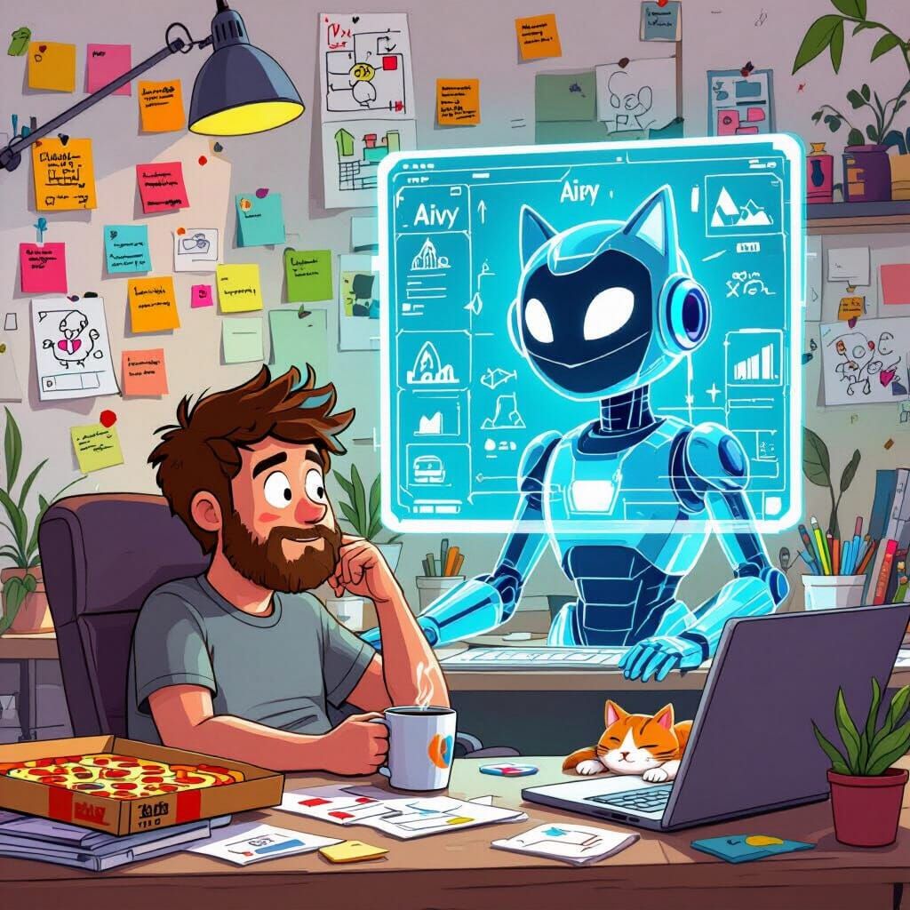 AI Assistant Shows Perfect Designs to Lazy Designer Bob