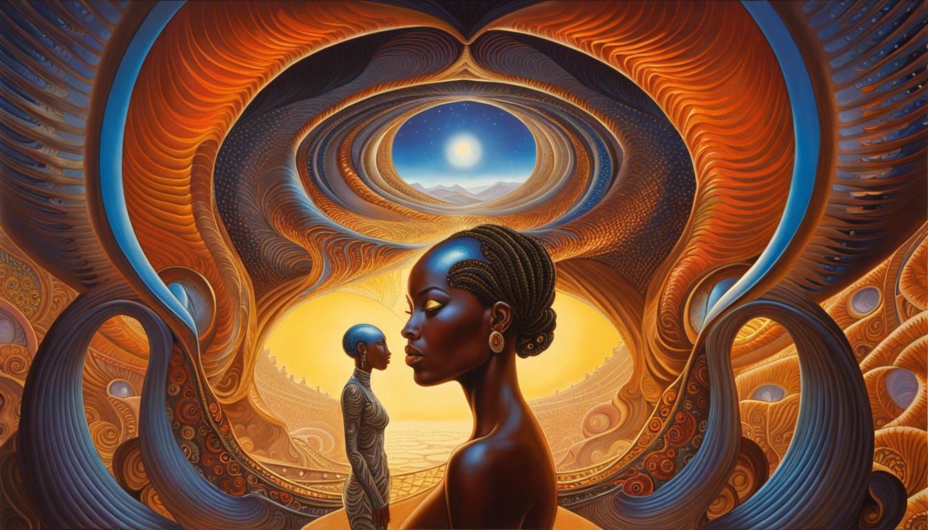 Surreal Mindscape Concept Art with Ethereal Lighting