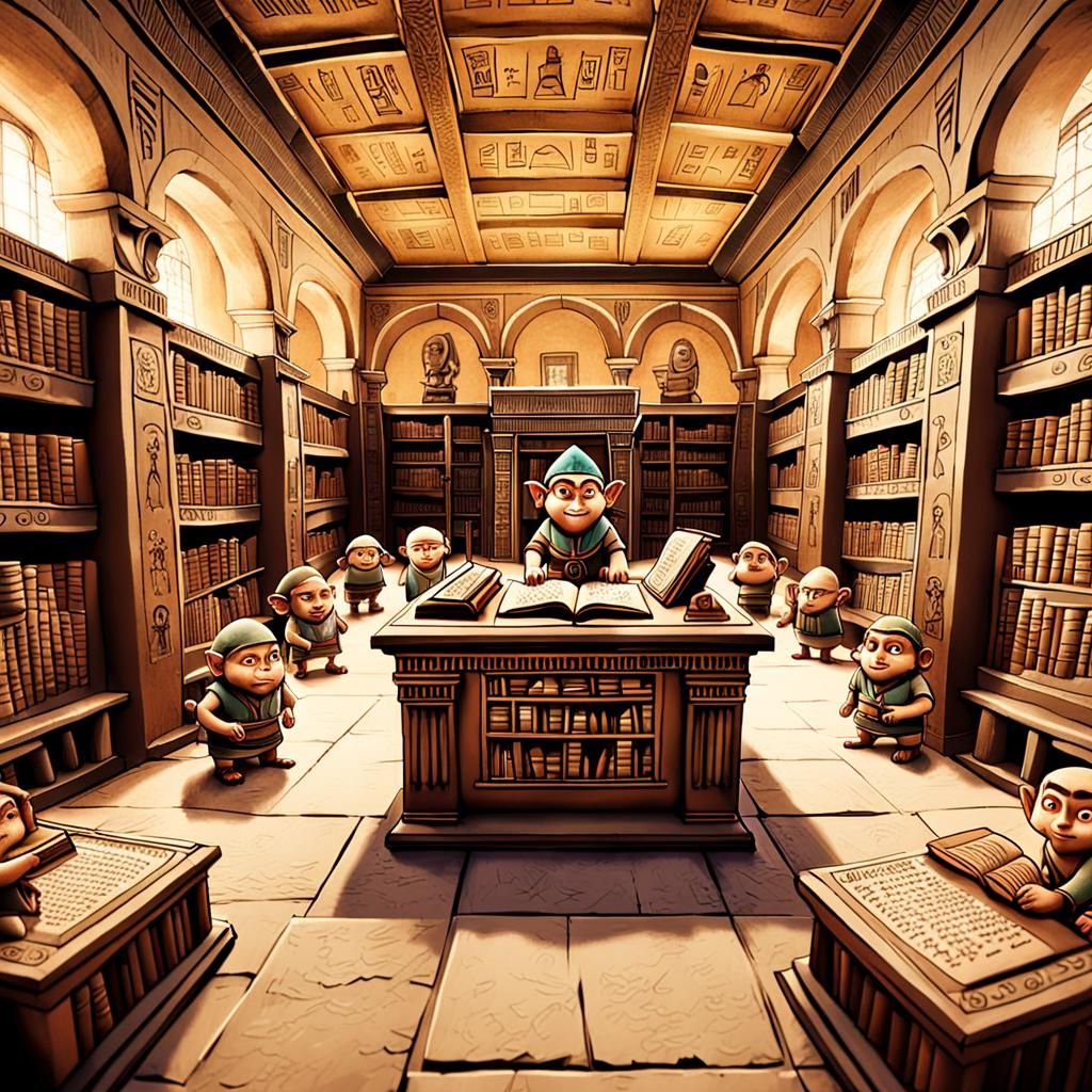 An ancient library