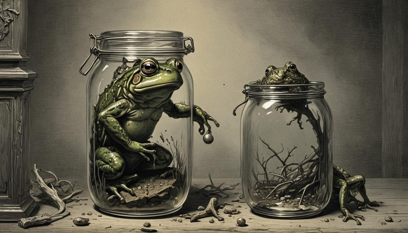 jar of frog