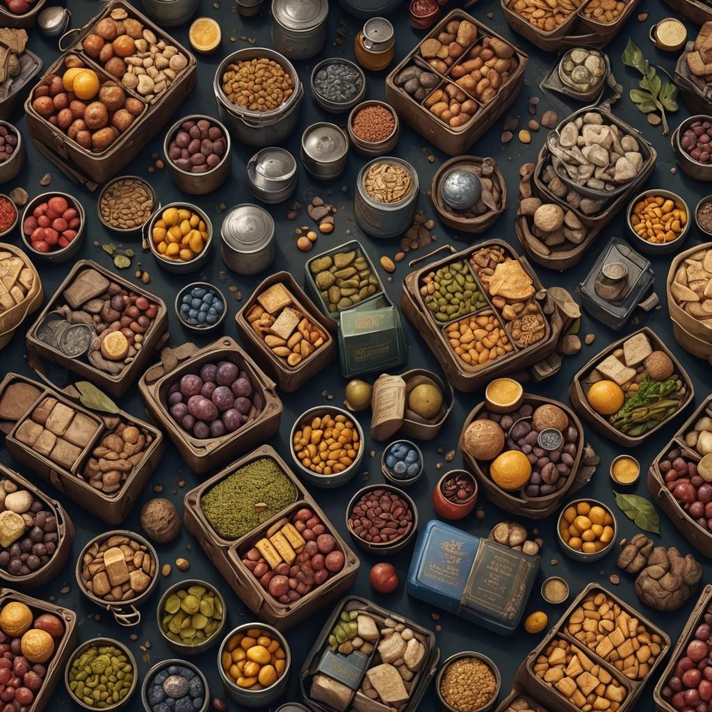 Fantastical Rations as Detailed Matte Painting