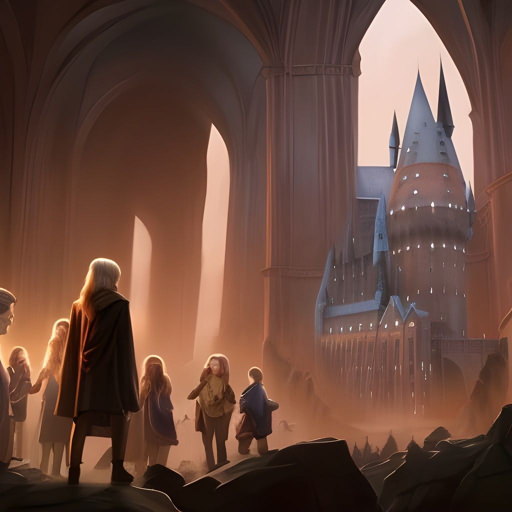 Harry Potter and Dumbledore: Fantasy Concept Art