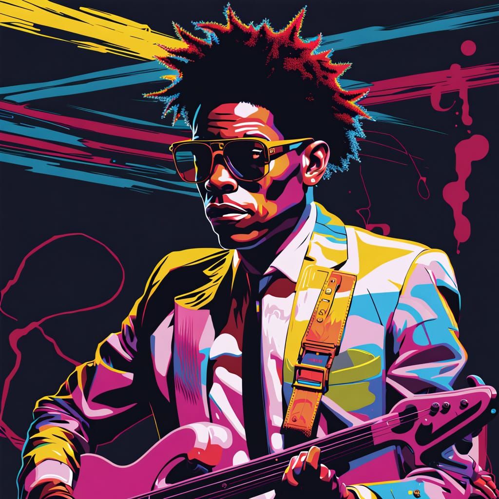 Moody 80s Bassist in Spotlight