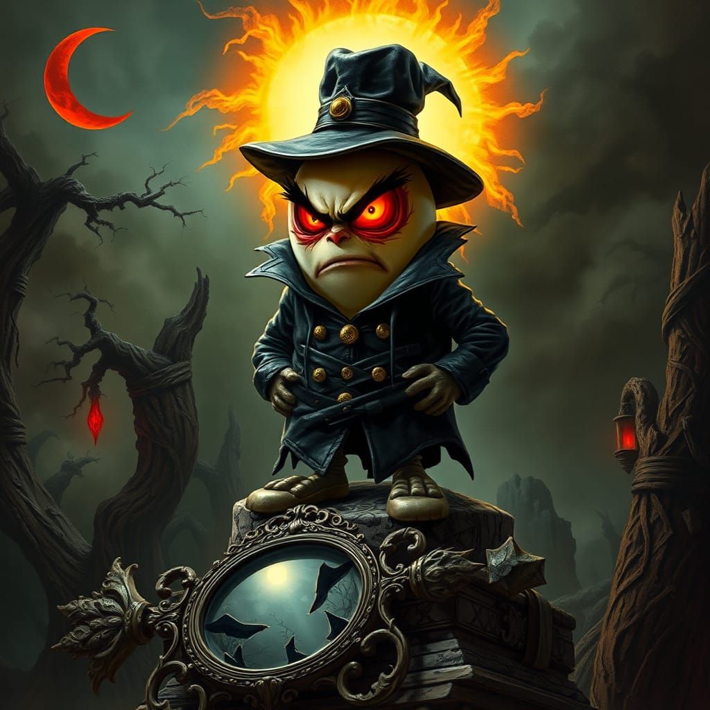 Furious Egg's Vengeance in Dark Fantasy Realm