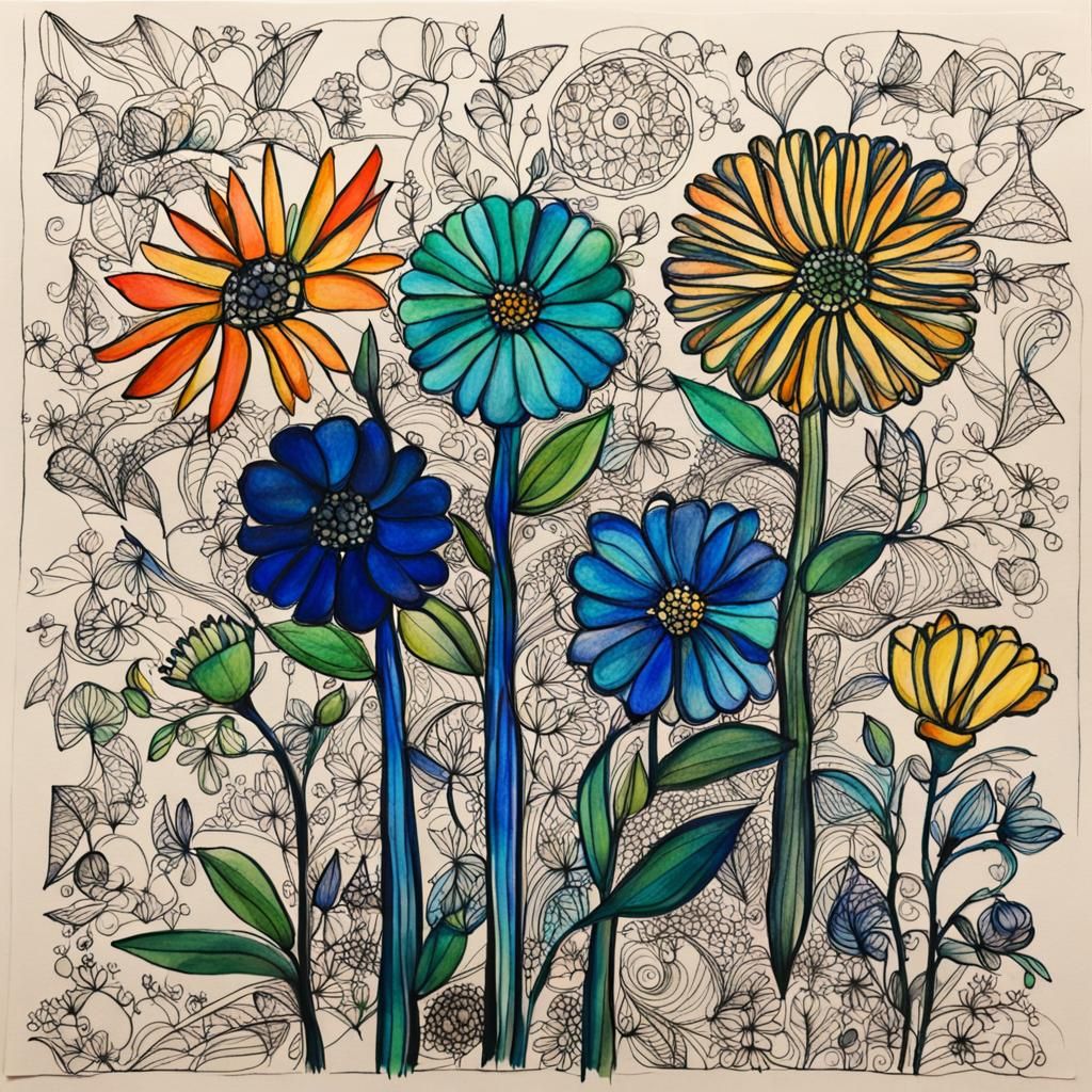 Botanical Ink Drawings for World Day of Prayer