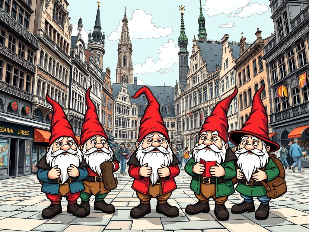 Gnomes in Brussels