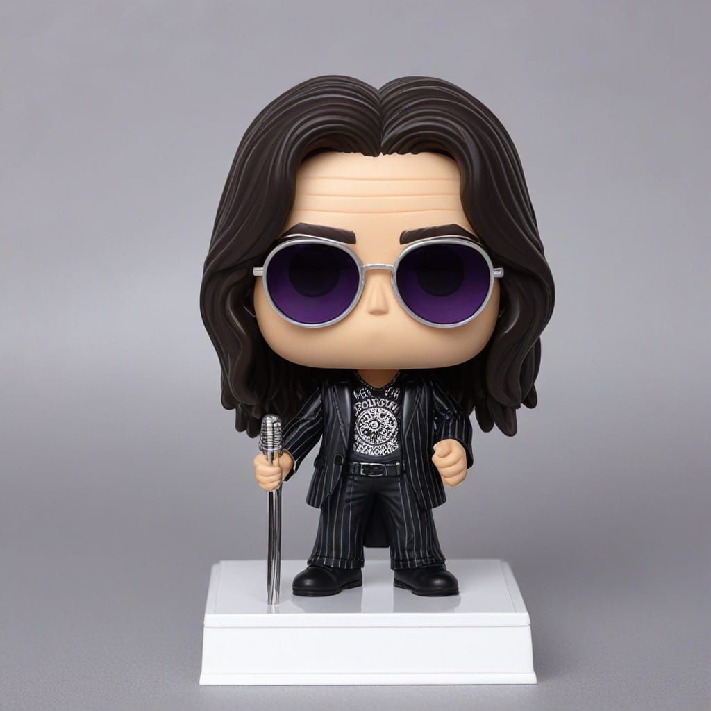 Ozzy Osbourne Funko Pop Figure in Chibi Style