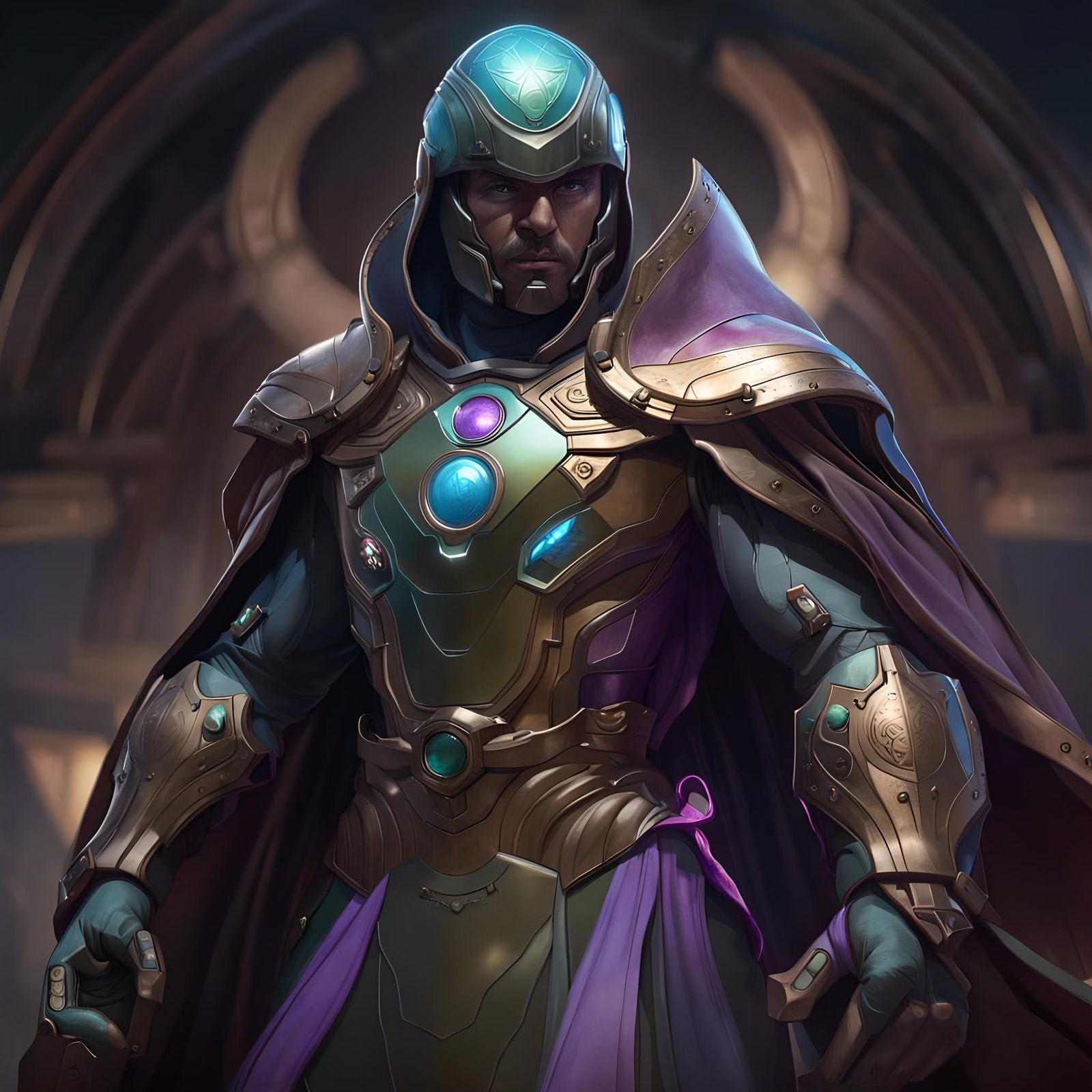 Kang the Conqueror Portrait in Dynamic Lighting