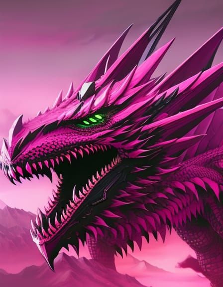 Angry Pink Dragon