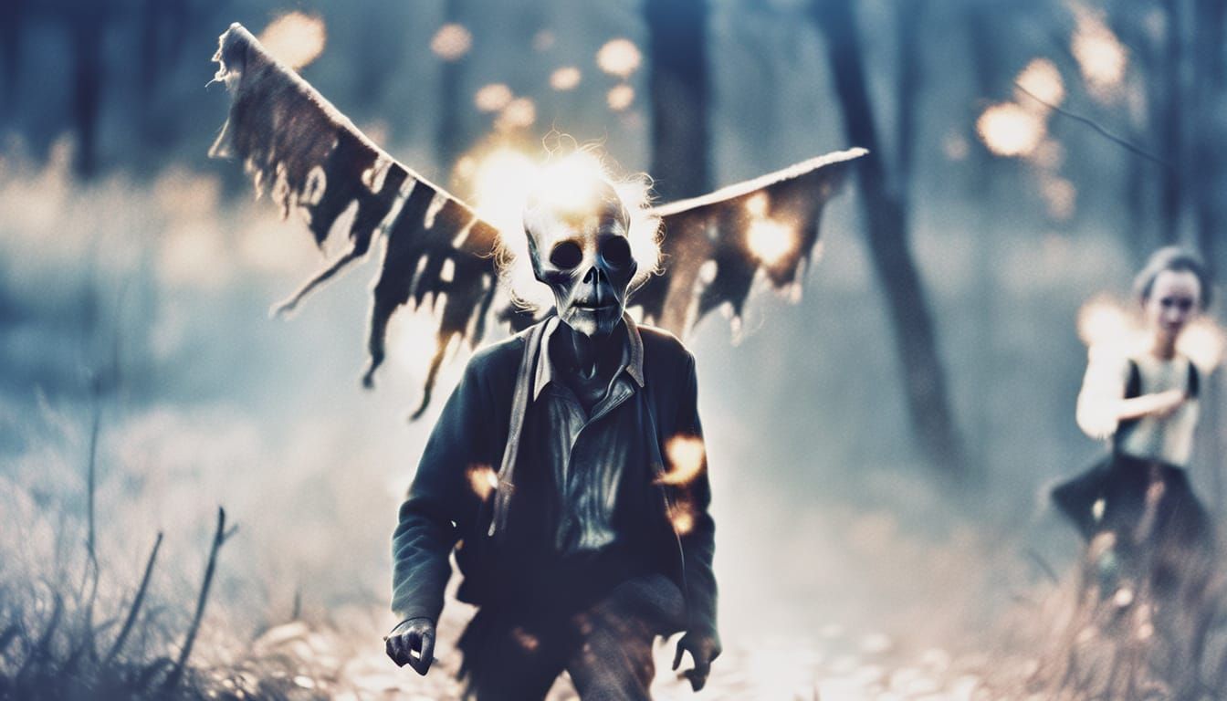 Ethereal Alien in Sunshine: a Digital Fantasy Painting