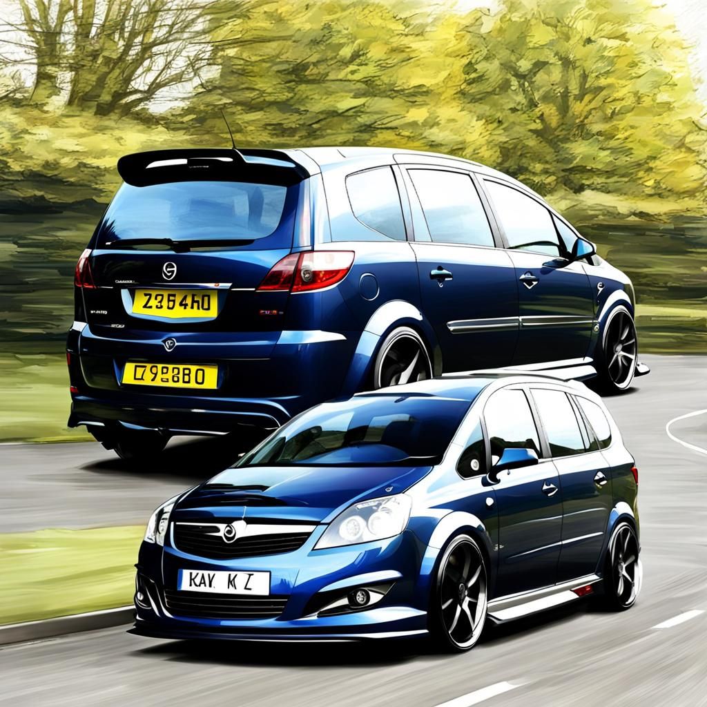 Vauxhall Zafira VXR with Custom Body Kit