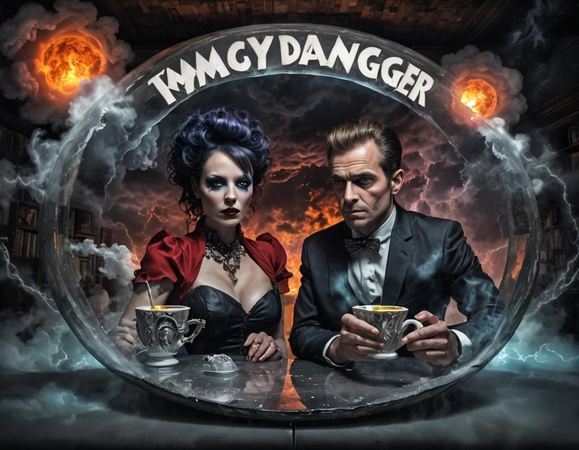 Stormy Sky in Disjointed Rooms: Trompe-l'œil Art