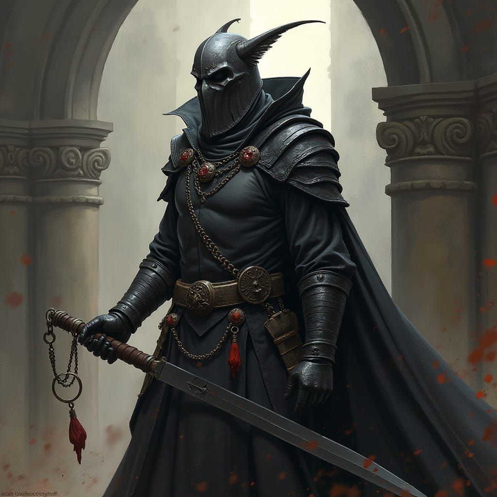 Grimdark Landscape in Dark Victorian Style