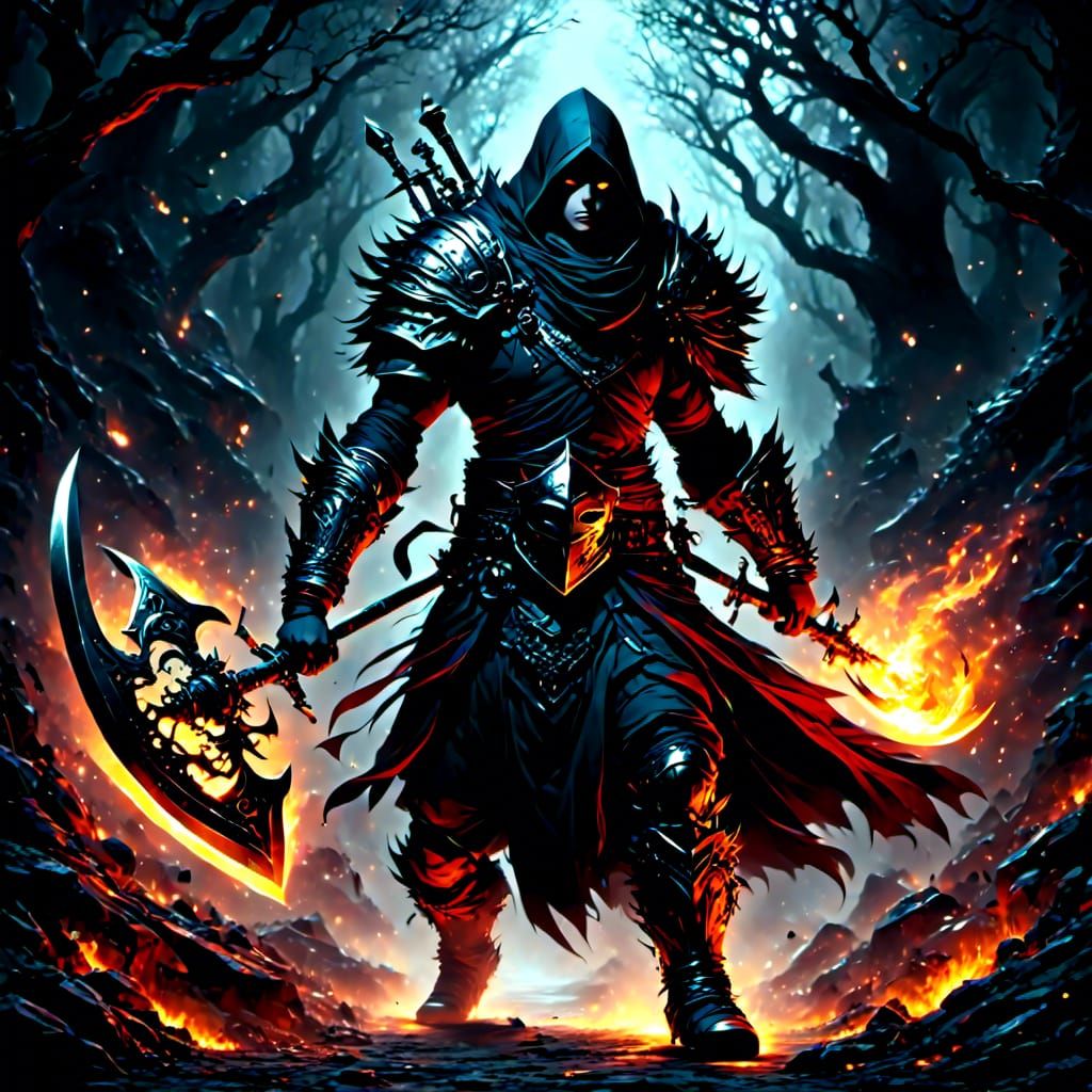 Phoenix Mage and Barbarians Explore Ancient Ruins