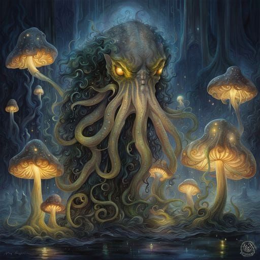AI Generated Image of Cthulhu