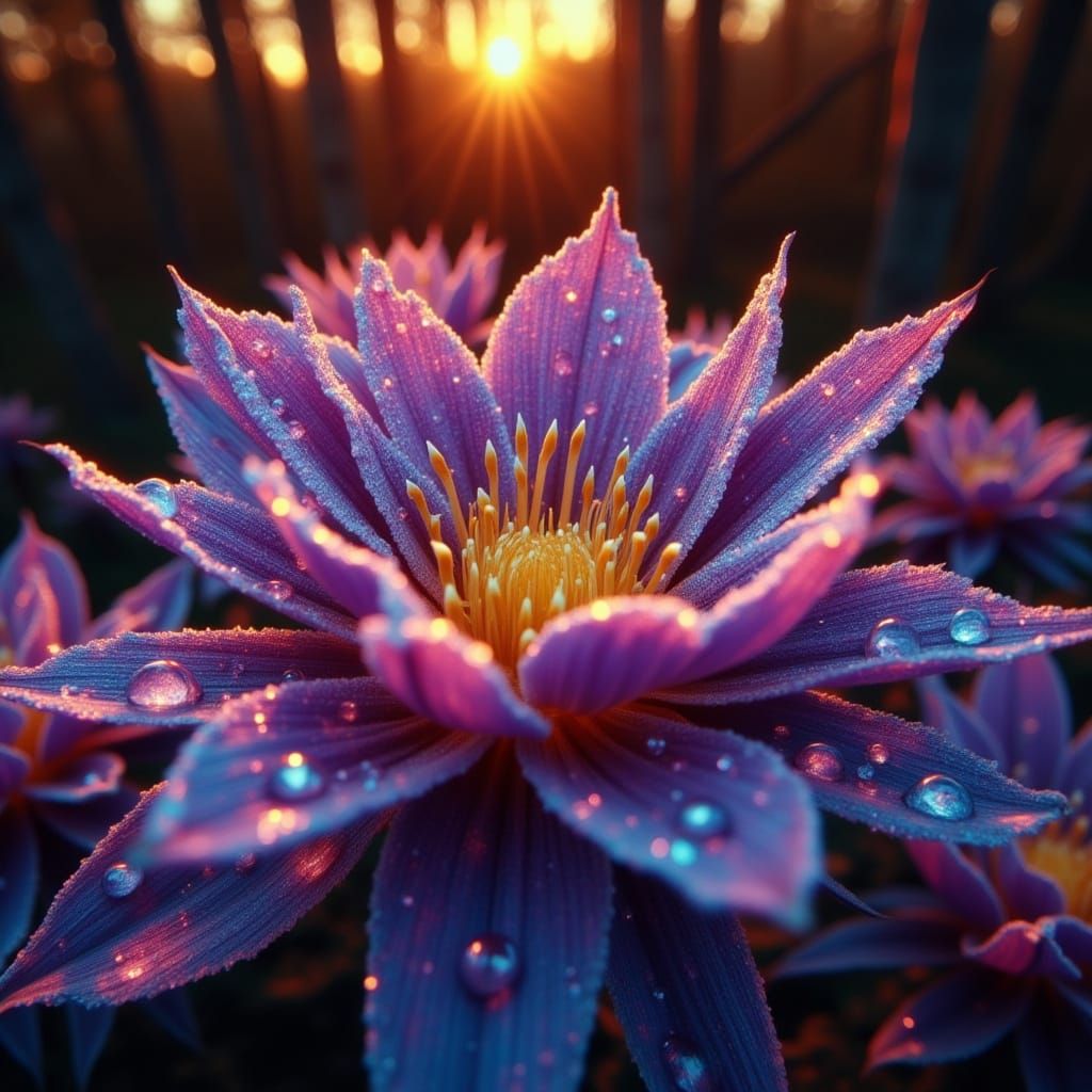 Ethereal Galaxy Bloom in Vibrant Colors