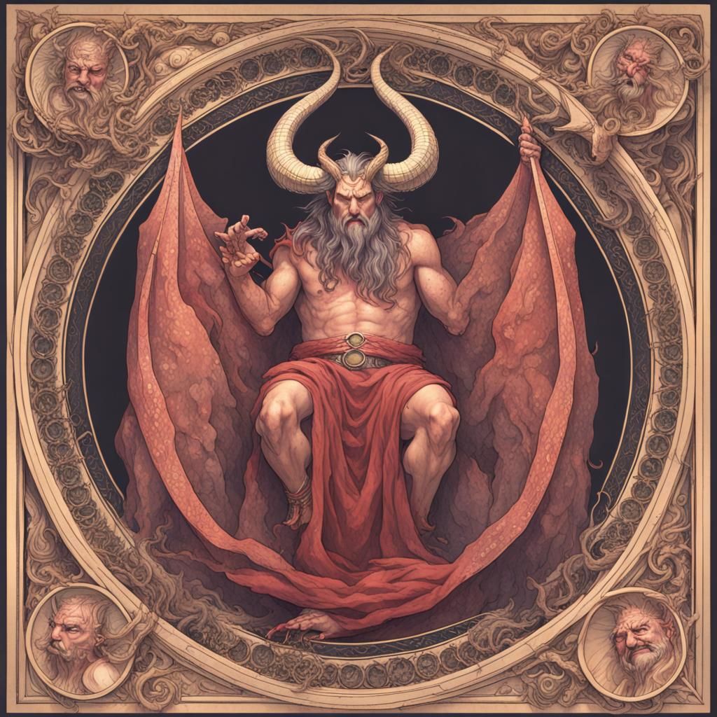 Asmodeus Portrait Generated by AI
