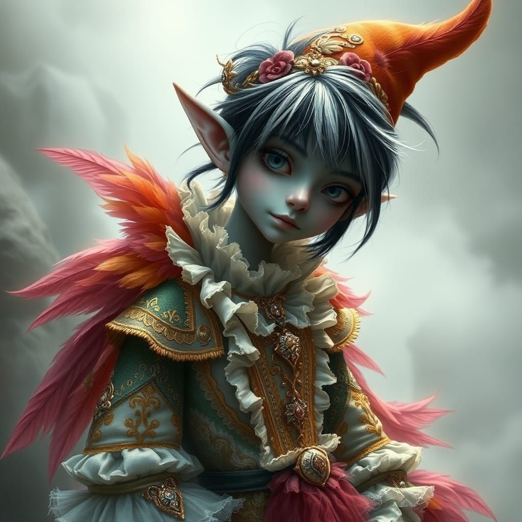 High Fantasy Gnome in Ethereal Mist