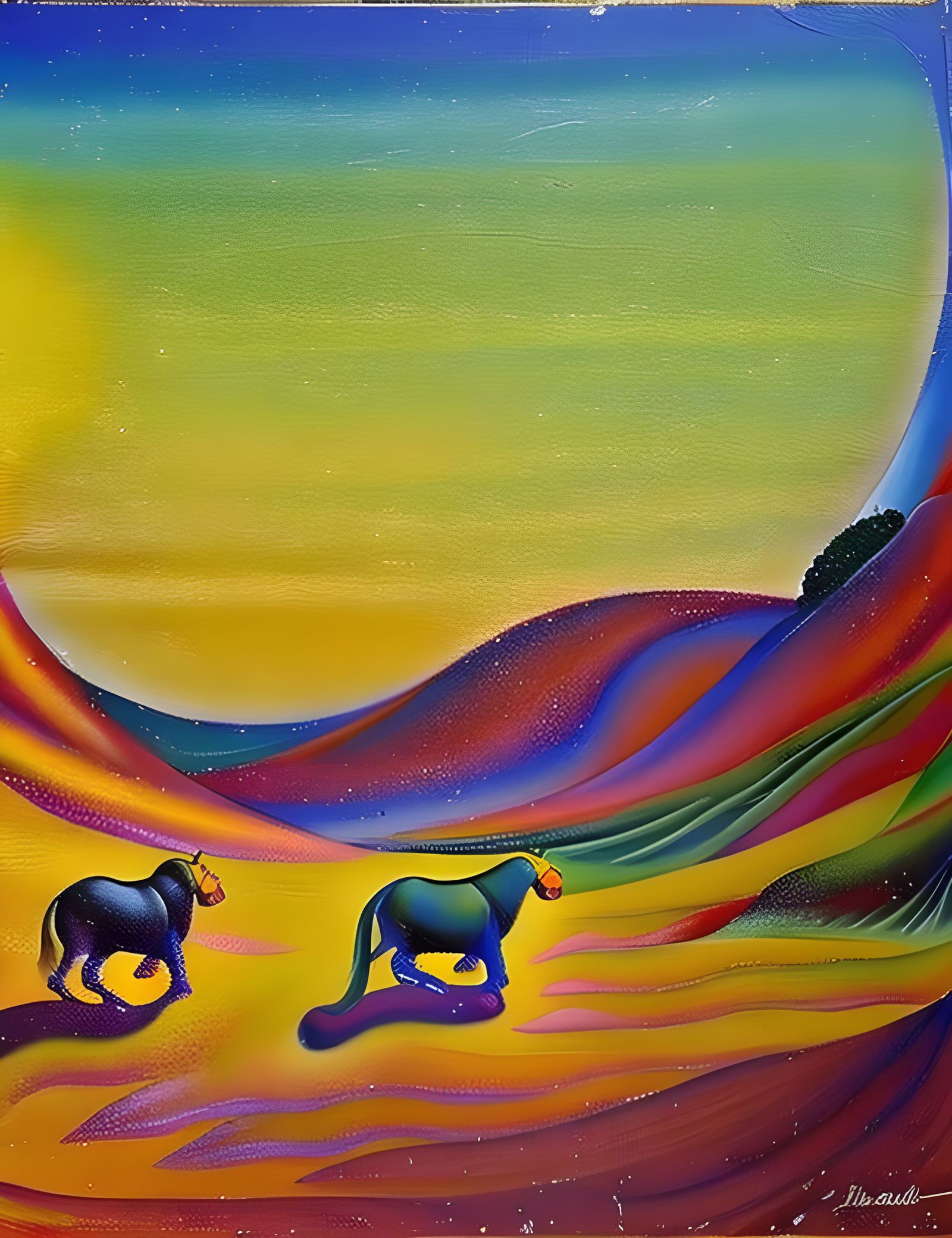 Pictorial History of Humanity as 3D Art