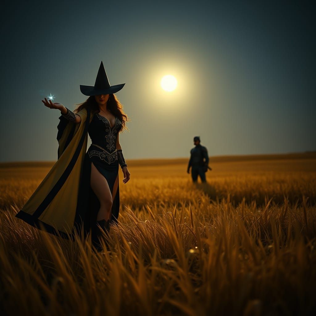 Zatanna Zatara Casts a Spell in Golden Field