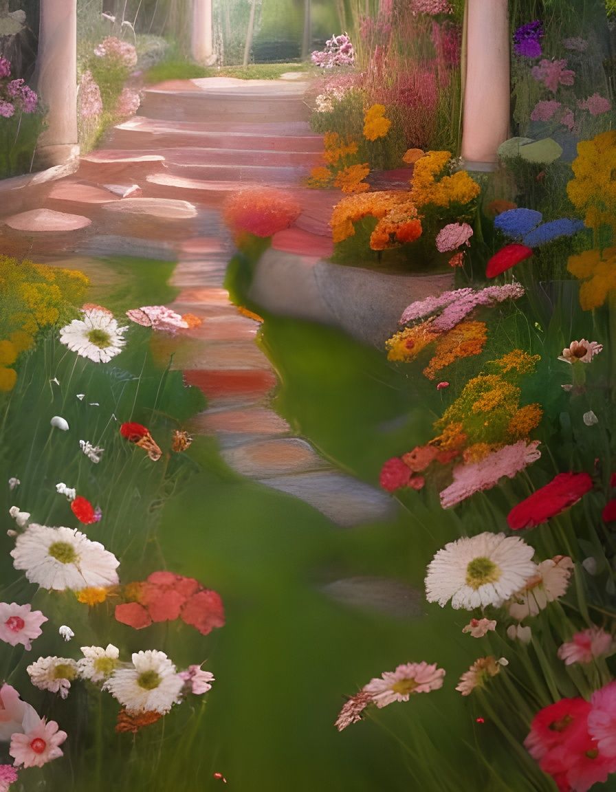 Detailed Interior View with Street, Perspective Art