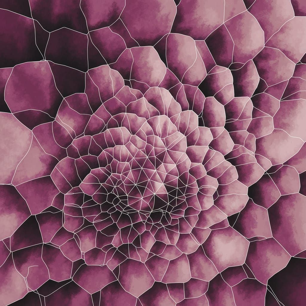 Enchanting Mauve Abstract Texture in Post-Apocalyptic Style